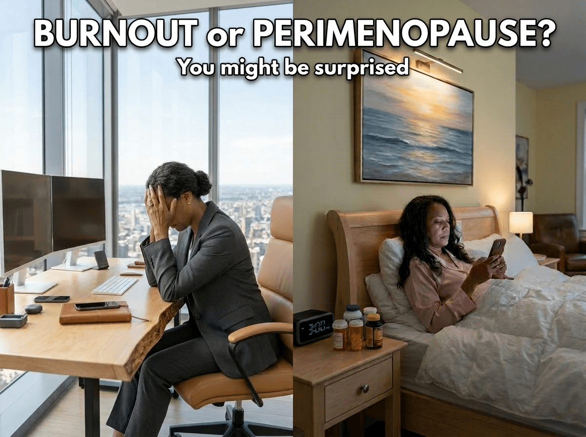 Burnout or Perimenopause? How to Tell the Difference (And Why It's Often Both)